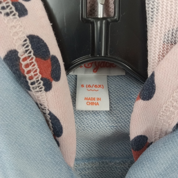 SOLD - Gorgeous, Cat And Jack Pink Leopard Denim Jacket! - Picture 2 of 2